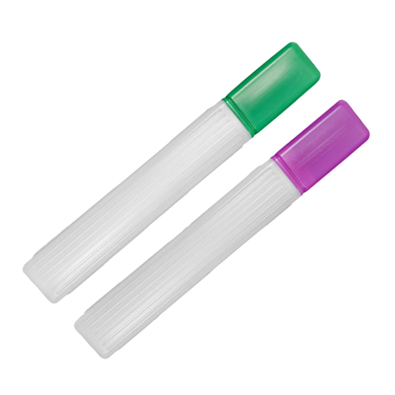 HOMSFOU Needle Storage Case 2pcs Plastic Knitting Needles Container Thread Suitable for Home and Commercial Use