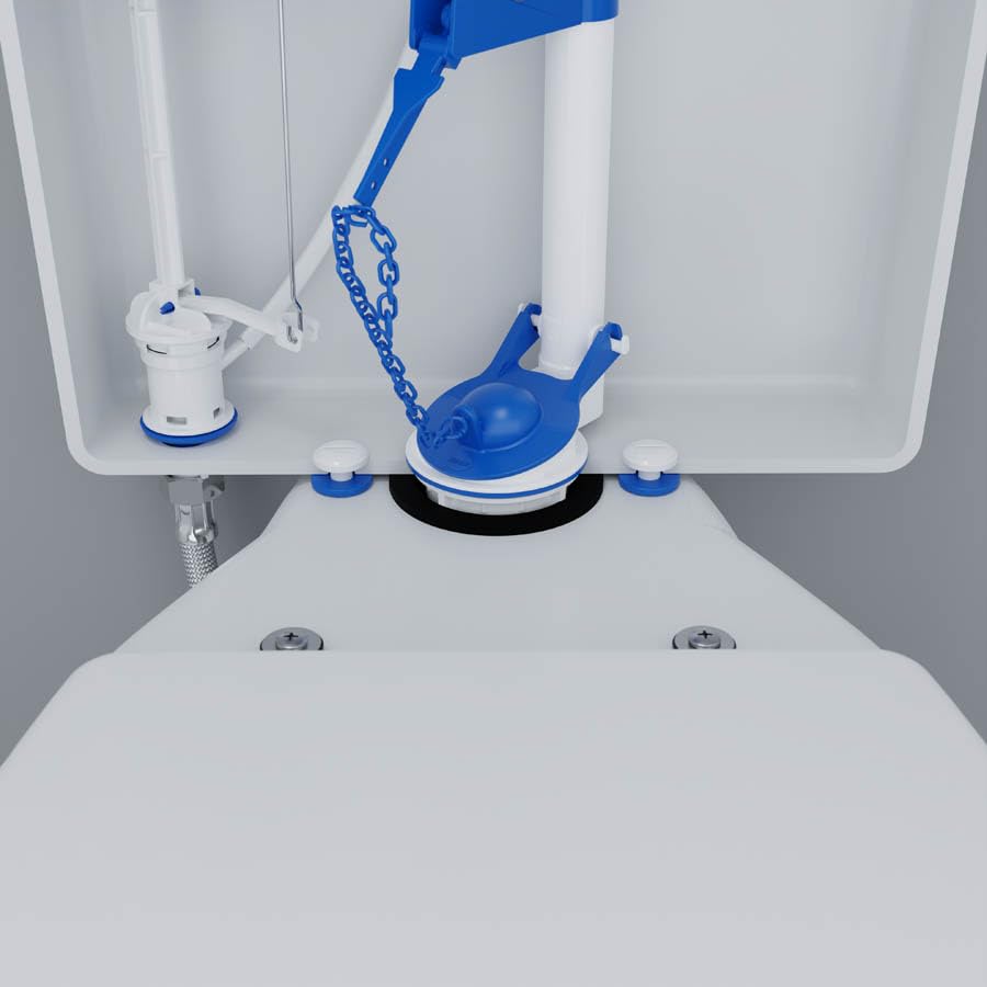 EasyDrain Neo - Válvula de llenado universal para tanque de inodoro, altura ajustable (12.6 a 16 pulgadas), filtro de agua integrado, acero inoxidable AISI 304 duradero