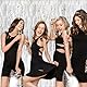 6 Stück Silberner Lametta Vorhang, Glitzervorhang Lametta 1m x 2m, Glitzer Party Vorhang, Glitzer Tinsel Curtain für Party Deko Geburtstagsdeko Hochzeit Festivals Bühnendekor Weihnachten Party Deko