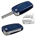 OcioDual Carcasa Recambio de Llave Mando 3 Botones Funda Espadín Plegable para Fiat Punto Ducato Stilo Panda Idea Doblo Bravo