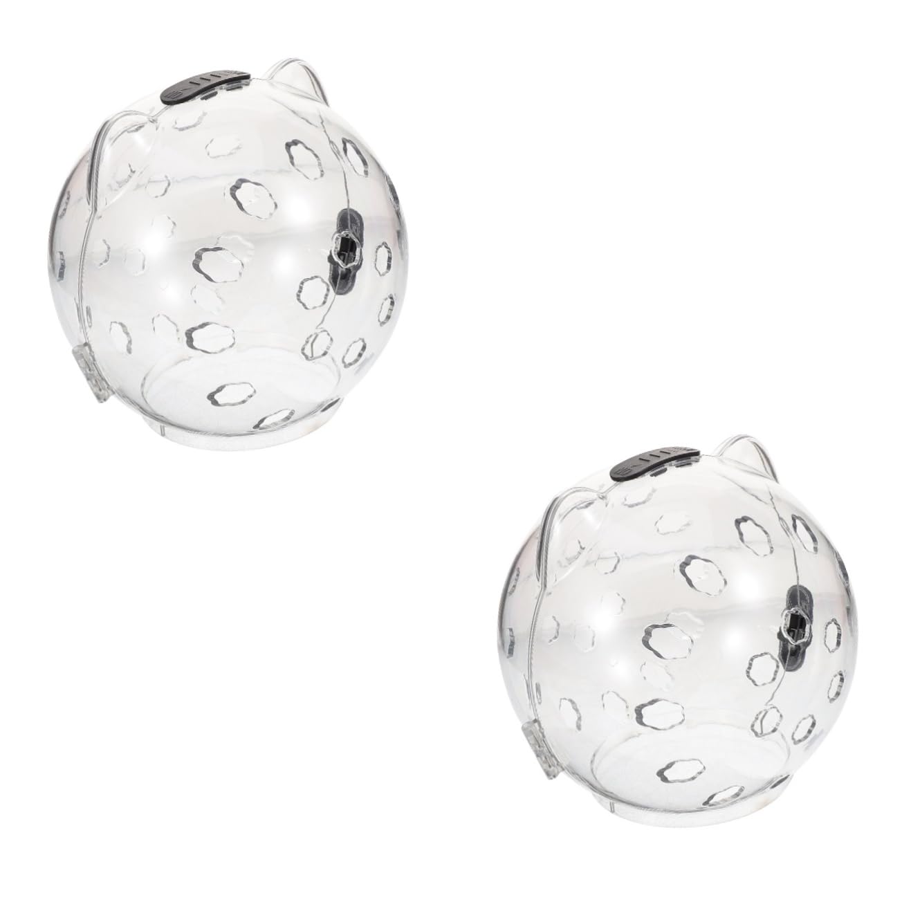POPETPOP 2 Piezas Capucha de Gato Cat Scratcher Casco Gatito Anti Mordedura Casco Redondo Gato o de para Dejar de lamer Capucha Transparente para s. o para AbS