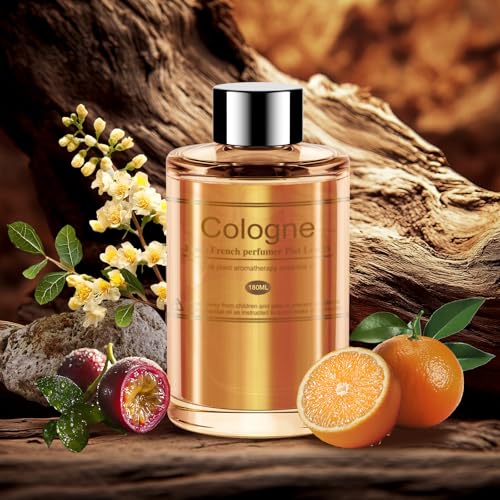 Image of Car Air Freshener Refill for Men & Women 6.09 FL OZ /180ML-9 Month Cologne Scent Essential Oil Perfume, Essential Oil Made of Natural Plant Extracts, Compatible with Car Diffusers for Home /Office