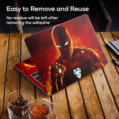 Image of Full Body Laptop Skin /Sticker /Cover Bubble-Free| Laminated| Removable| HD Quality Sticker for Laptops Upto 15.6 Inches Compatible with Hp /Dell /Acer /Lenovo /Asus etc.(DSGN-480)