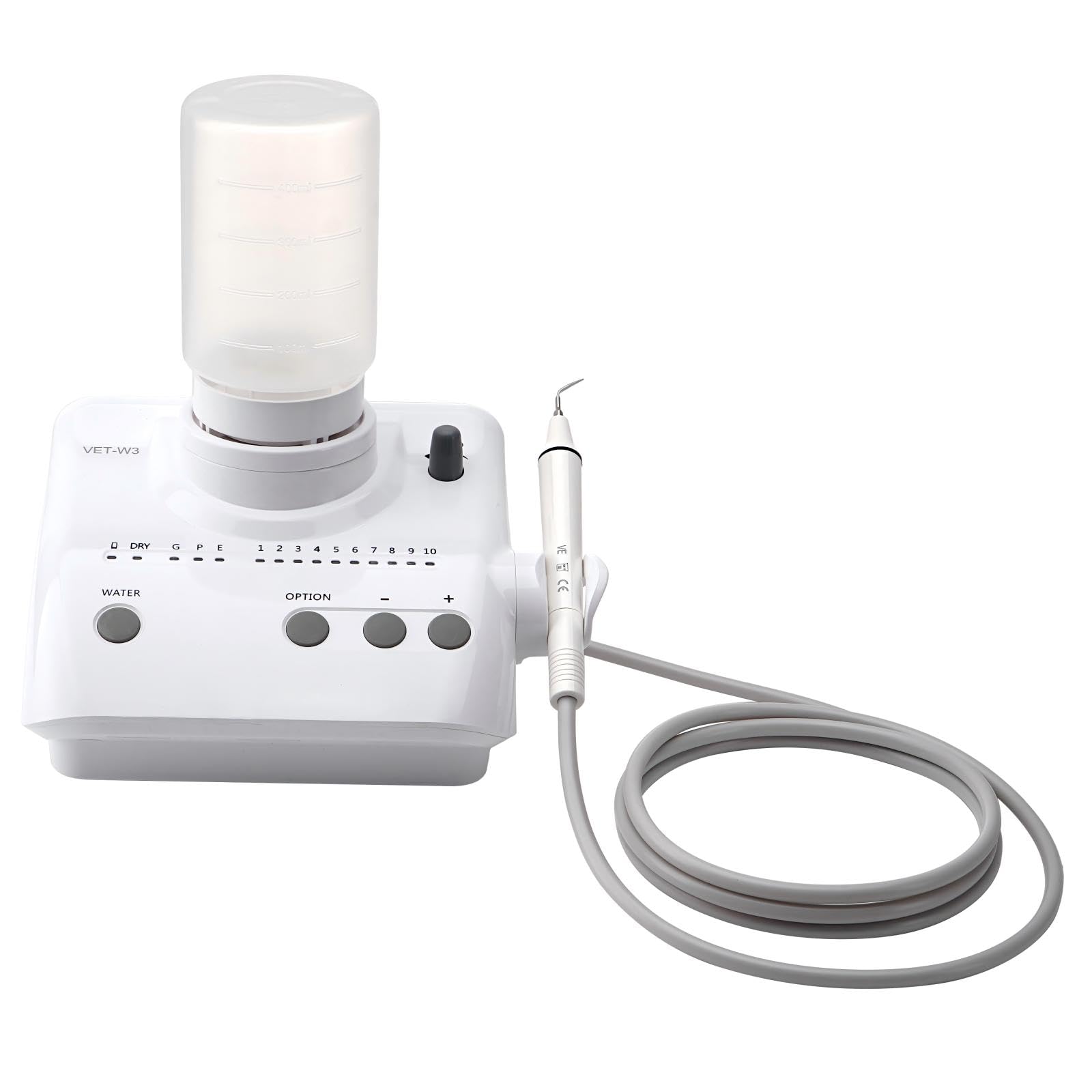 4E 4E'S USA Dental Ultrasonic Scaler 510(K) Approved: Ultrasonic Scaling System with 3 Operating Modes, Automatic Water Supply System, Handpiece & Tip Kit