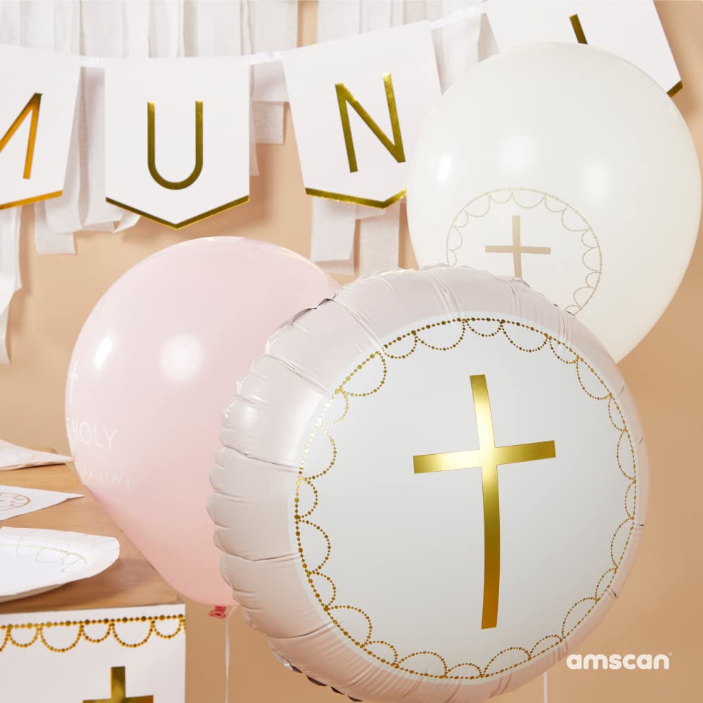 amscan 9916021 Pink communion foil balloon, Large - Image 3