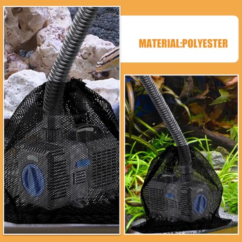 Bolsa filtro de malla grande 31x41cm para bomba y estanque miniatura 7