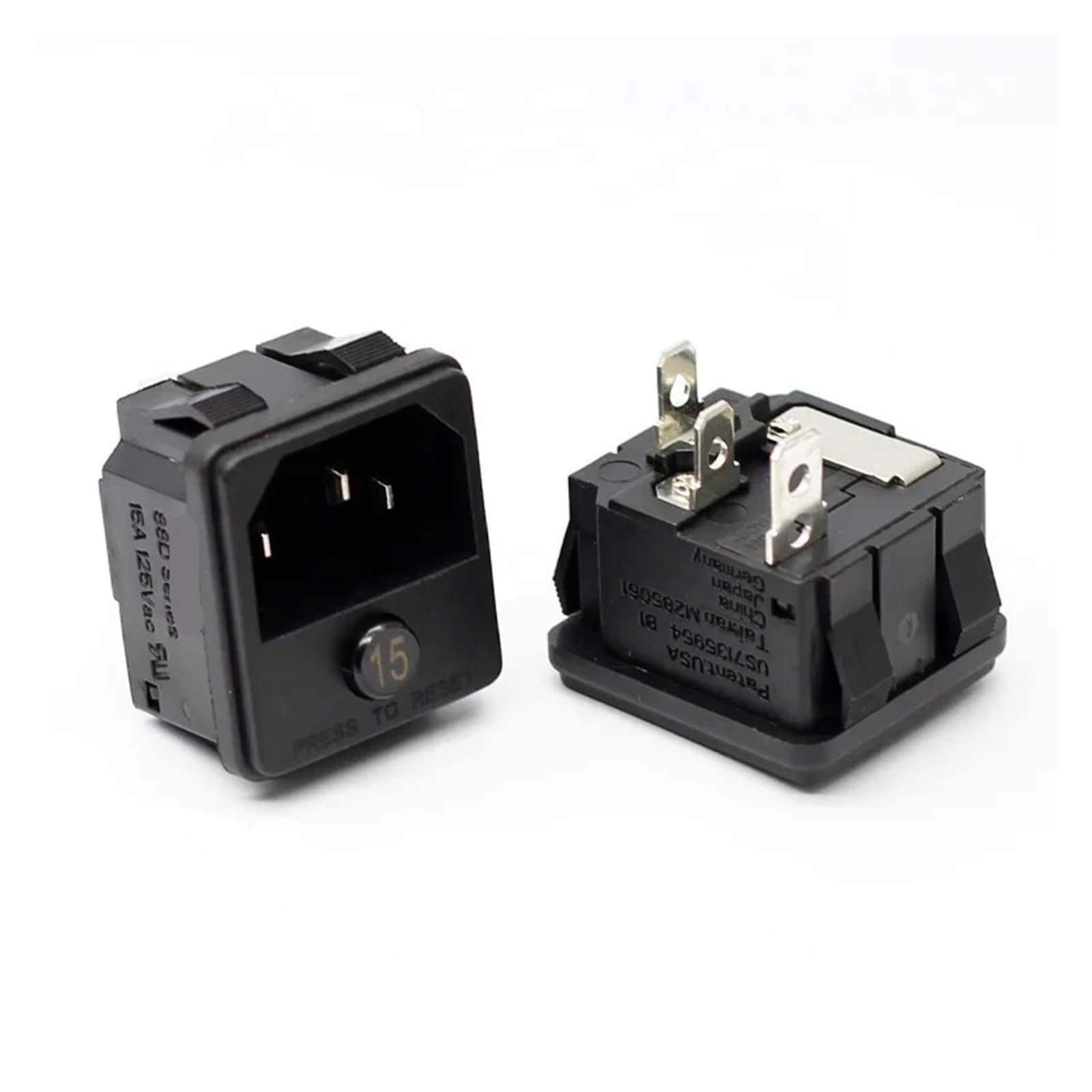 AUOQKQUT 1pc 88D series 20A Overload Protector Electrical button Reset Circuit Breaker