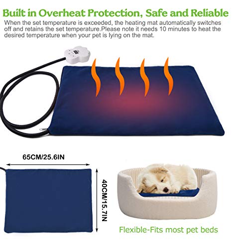 VIFLYKOO Coperta Riscaldante per Animali