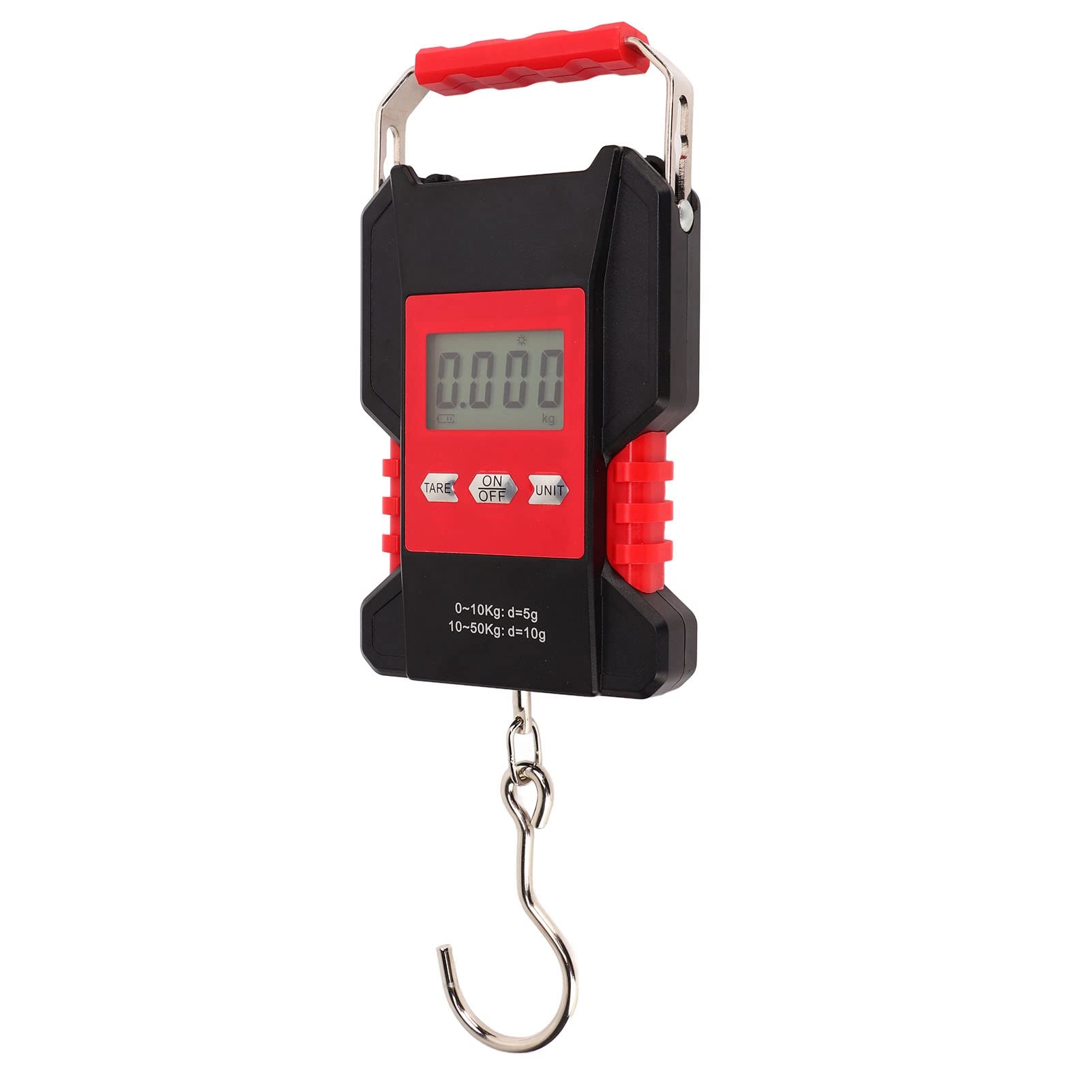 0-50kg Digital Hanging Scale Handheld Mini Crane Scale LED Display Fish Weight Scale with S Shape Hook for Commercial Load Bearing, Daily Weighing : Industrial & Scientific