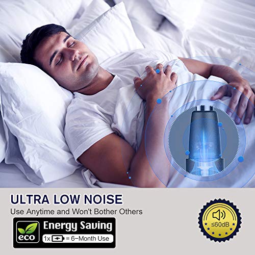 Kordain Ear And Nose Hair Trimmer Clipper, Professional Painless Eyebrow Hair Trimmer For Men Women, Electric Waterproof Facial Hair Remover Epilator Shaver With Dual Edge Blades For Easy Cleansing #TOP6