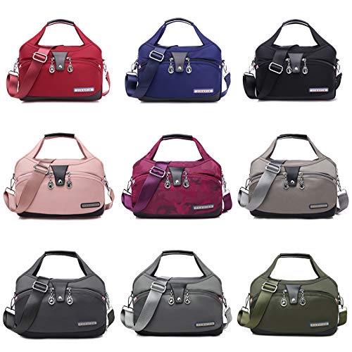 Sac à Main Femme - Gris Doux - Tissu Oxford étanche - NEUF Sans étiquette - Allemagne