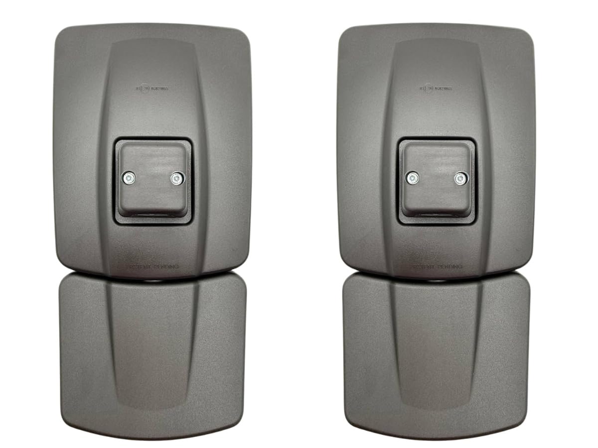 Matel Service Espejo retrovisor convexo ACV0805960 G304810150020, homologado E20, apto para New Holland T4 T5, Case IH Farmall LUXXUM, Steyr Compacto, Ø17 mm, 435 x 223 mm