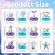 Kotkiddy 12 Stück Mermaid Party Supplies Mermaid Birthday Honeycomb Centerpieces für Under The Sea Party Decorations Ocean Mermaid Theme Table Honeycomb