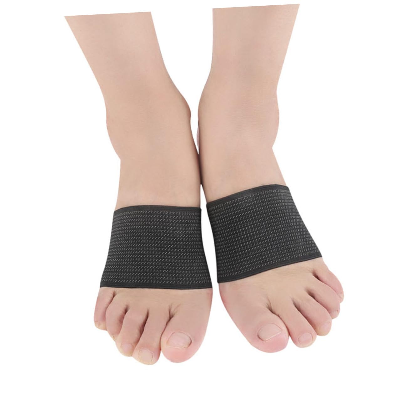 FRCOLOR High Heel Pad Foot Cushion Arch Support Sleeve Breathable Sports Pad Compression Foot Sleeve for Ankle for Foot Size L/XL