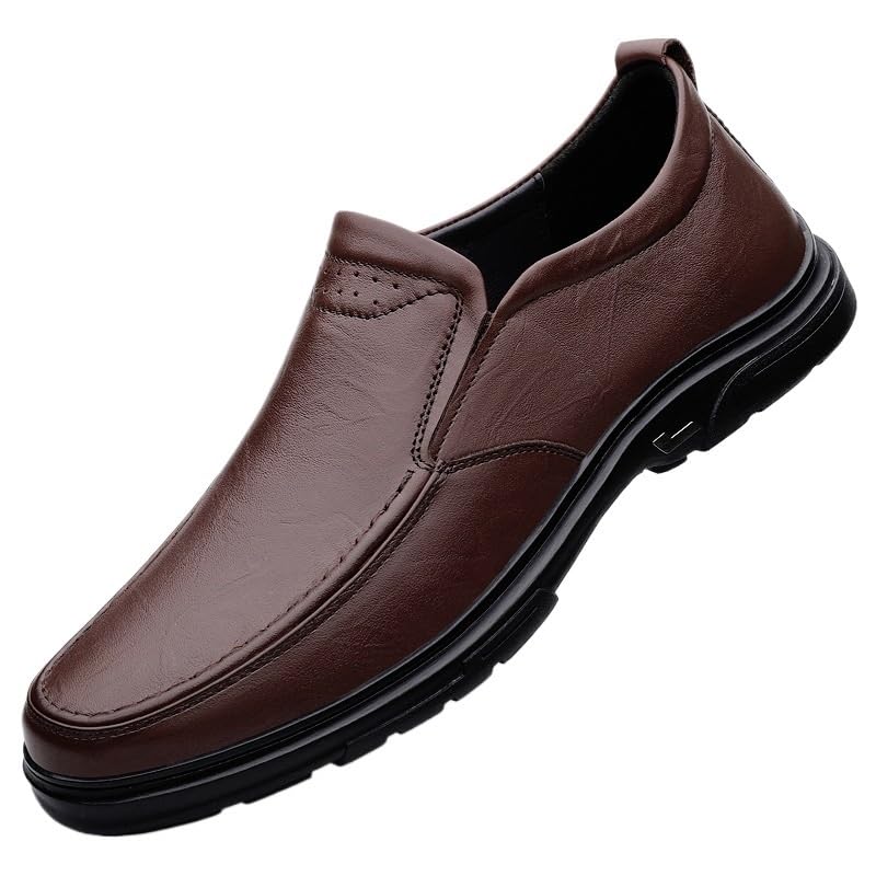 Men's Comfort Orthopedic Dress Shoes Mens Oxford Shoes Mens Classic Modern Formal Oxford Slip-On Dress Shoes Fashion Anti-Slip Low Top Non Slip Prom