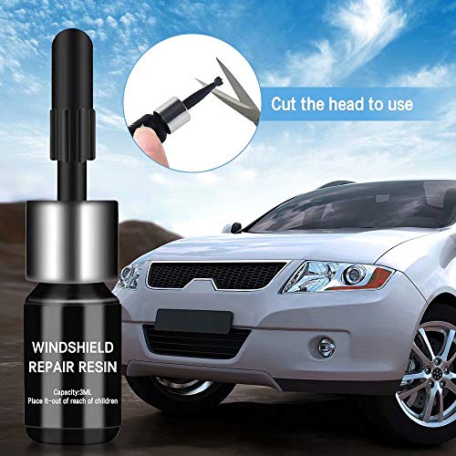 image for MuiSci Glass Repair Kit, Car Windshield Crack Repair Resin Kit, Easy t