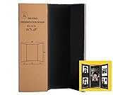 PJ Goods 10 Pcs Folding Black TriFold Poster Board for Science Fair Displays, School Projects, Business Displays, 4H, Sports, Graduation/Senior Night, 91x121cm (36" x 48) Lightweight, Foldable