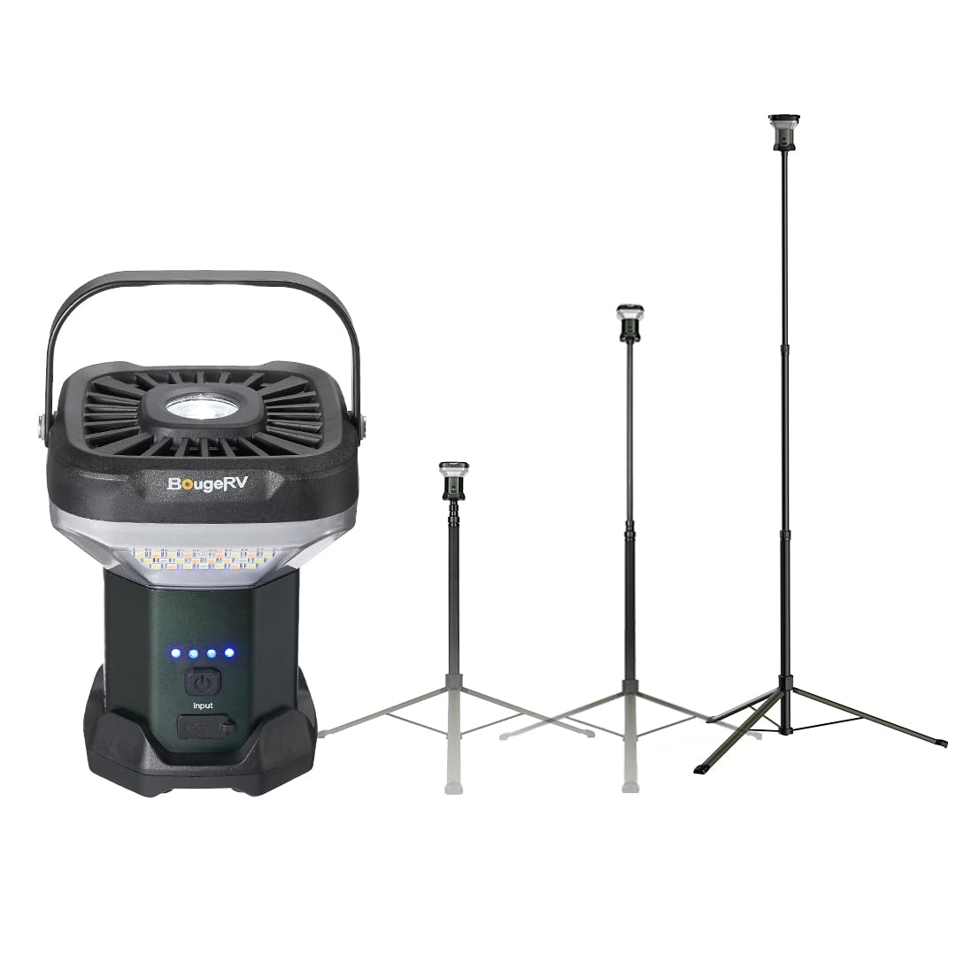 BougeRV CL03ランタン 多機能ランタン 3200lm 三脚付き Amazon.co.jp: BougeRV 伸縮式キャンプライト 3200ルーメン アウトドア
