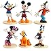 6 Pieces Mickey Cake Topper,Minnie Cake Decoration,Mickey theme party supplies,Mini Figures Set Birthday Party Supplies (Mickey, Minnie, Daisy, Donald)