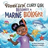 Brown Skin, Curly...image