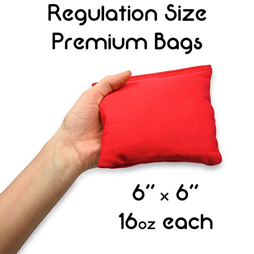 GoSports-Premium-All-Weather-Duck-Cloth-Cornhole-Bean-Bag-Set-Includes-Tote-Bag