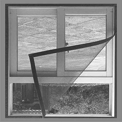 Image of YEEBAY Polyester Insect Fly Net Protection Window Mosquito Mesh Net for Home & Office (4X8 Ft Black)