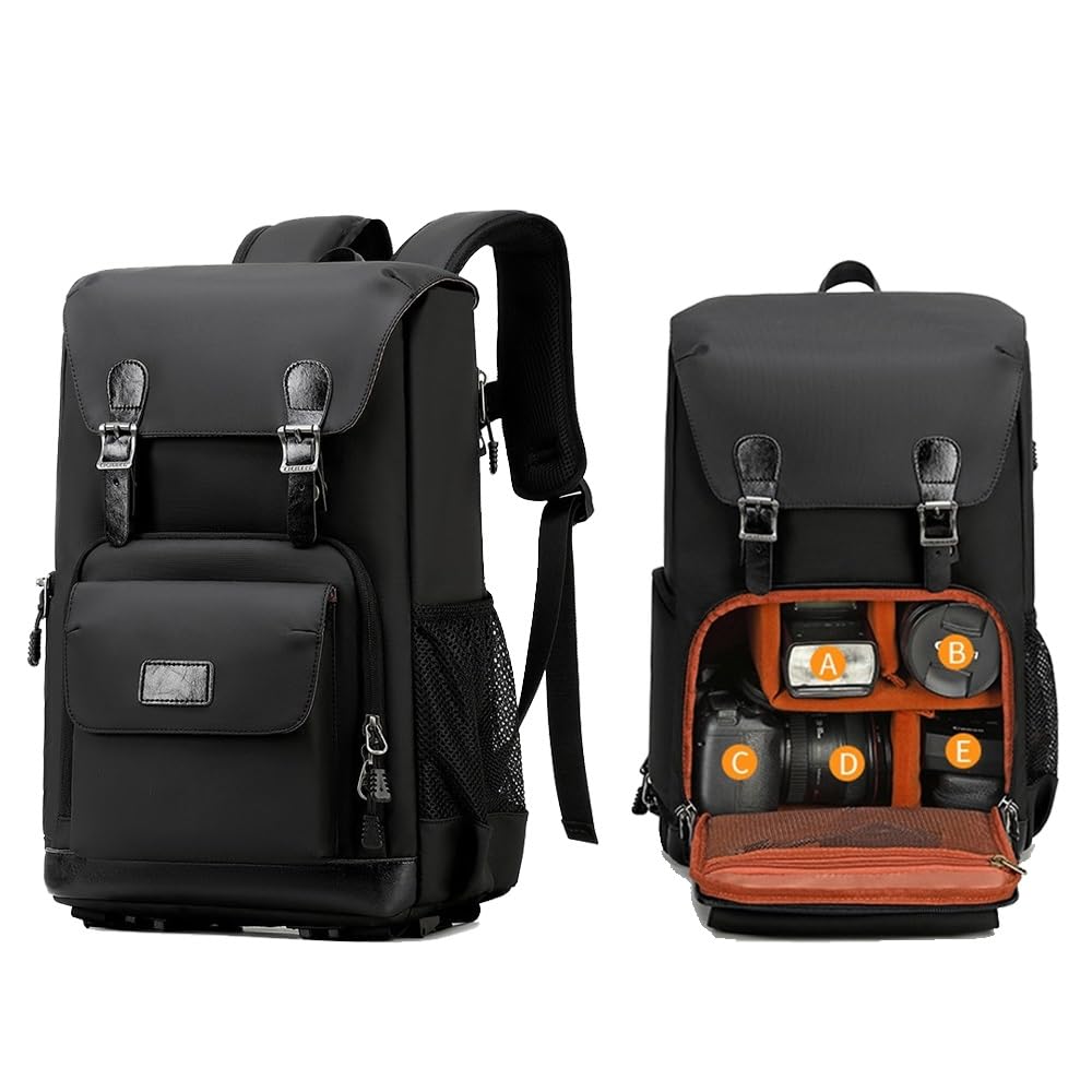 Borsa Reflex Borsa fotografica professionale antifurto di grande capacità Zaino fotografico impermeabile e resistente all'usura