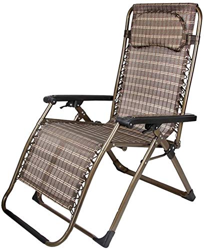 Chaise zéro gravité pliante et réglable pour terrasse et jardin