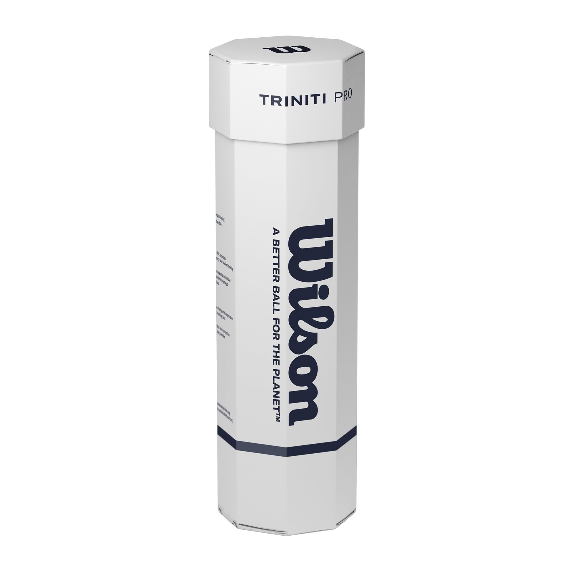Wilson Balles de Tennis Triniti Pro, Jaune, 1 x 4 Balles