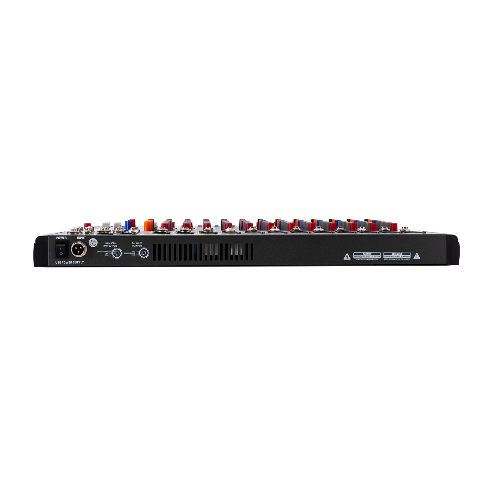 Mesa de mezclas profesional, mezclador de audio de estudio de 12 canales con base de micrófono XLR, alimentación fantasma de 48 V, con Bluetooth, control en tiempo real, controlador de sonido DJ