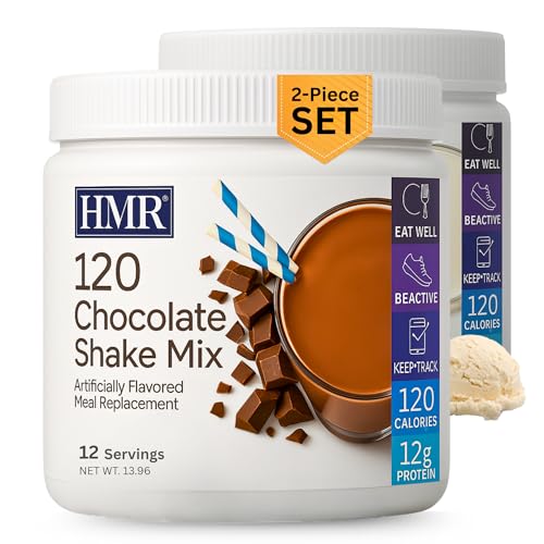 Image of HMR 120 Chocolate & Vanilla Meal Replacement Shake Mix, 2 Pack