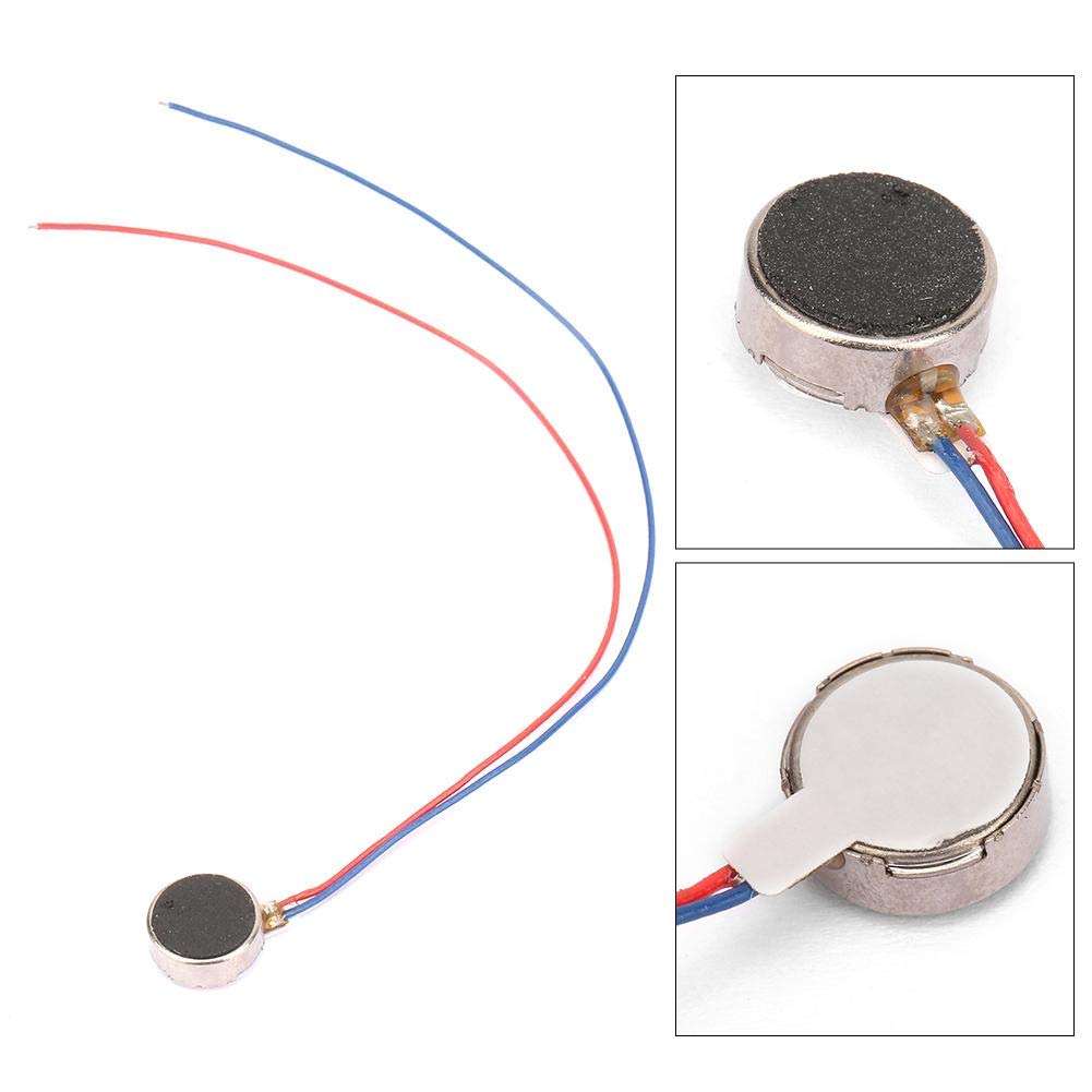 Motore piatto vibrante piatto 0.02W 0.08A di CC 3V micro parte vibrante adesiva del motore di vibrazione 8x3mm per i telefoni cellulari, cercapersone, braccialetto intelligente, attrezzatura di