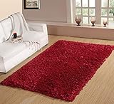 Home Weavers Bella Jersey Shaggy Rug – Soft Foldable 3'5