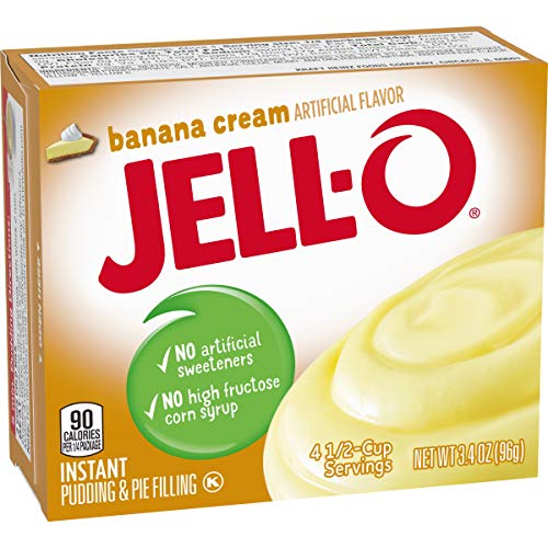 Jell-O Banana Cream Instant Pudding & Pie Filling Mix (24 ct Pack, 3.4 oz Boxes) - Thumbnail 6