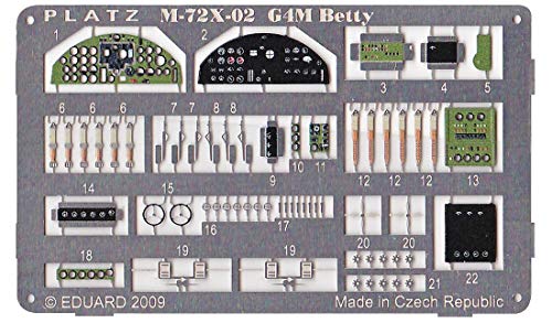 Composants Platz M72X-02 gravure couleur imprimée pour maquette attaque terrestre 1/72