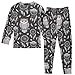 Owl Feathers Dream Catcher Footless Fall Outfit Tee and Pant 2-piece Pj Set 2T