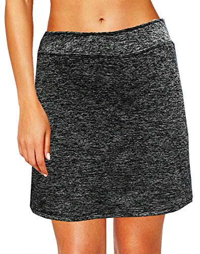 Jhsnjnr Jupes sportives légères et actives avec poches pour le golf, le tennis, le sport - Gris - X-Large Cover