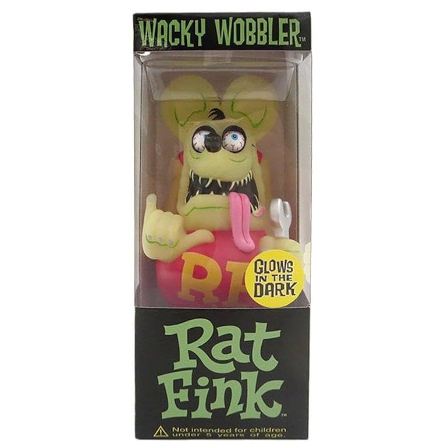 Amazon.co.jp: ラットフィンク ボビングヘッド ガレージ（グロー