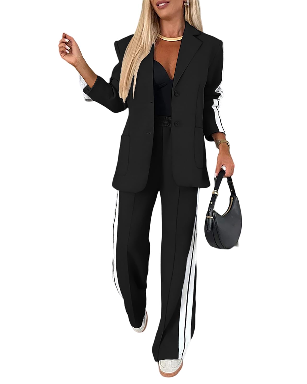 Chicme Blazer and Pants Set