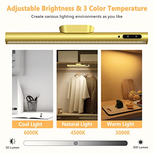 Image of Rechargeable Magnetic LED Light Bar, 4000mAh Wireless Closet Light