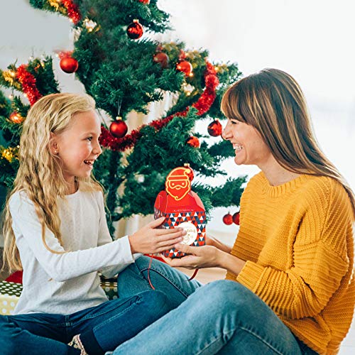 MELLIEX 12 Pièces Boîtes de Bonbons de Noël Belles Boîtes-Cadeaux Kraft Vides Faveur de Noël Traiter Goodie Boîtes pour Enfants à Noël - Image 8
