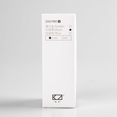 Miniatura 12 de keephifi KZ ZSN Pro X Wired Ear Buds with Microphone,1BA+1DD Hybrid IEM Earphones Earbuds Punchy Bass,Comfortable Wearing, Detachable Cable for