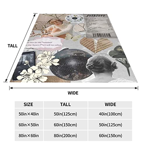 Taylor Singer Swift Throw Blanket Taylor Singer Swift Art 3D Printed Blanket Flannel Travel Blankets For Couch Bed Sofa All-Season Plush Ultra-Soft Blanket 60X50 Inches #TOP2
