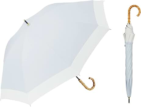 Amazon | -40℃遮熱効果 COKAGE+ 日傘 長傘 竹手元 完全遮光 生地使用