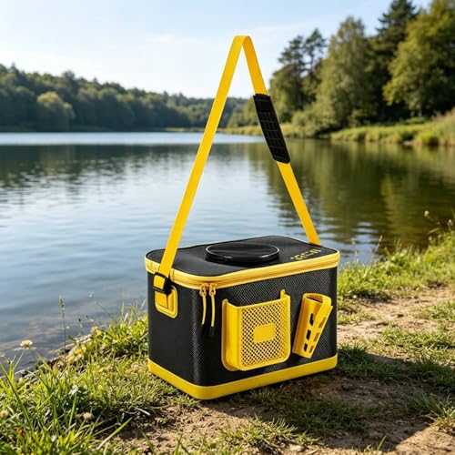 Seau de pêche pliable étanche pour éviter les fuites d'eau - 7