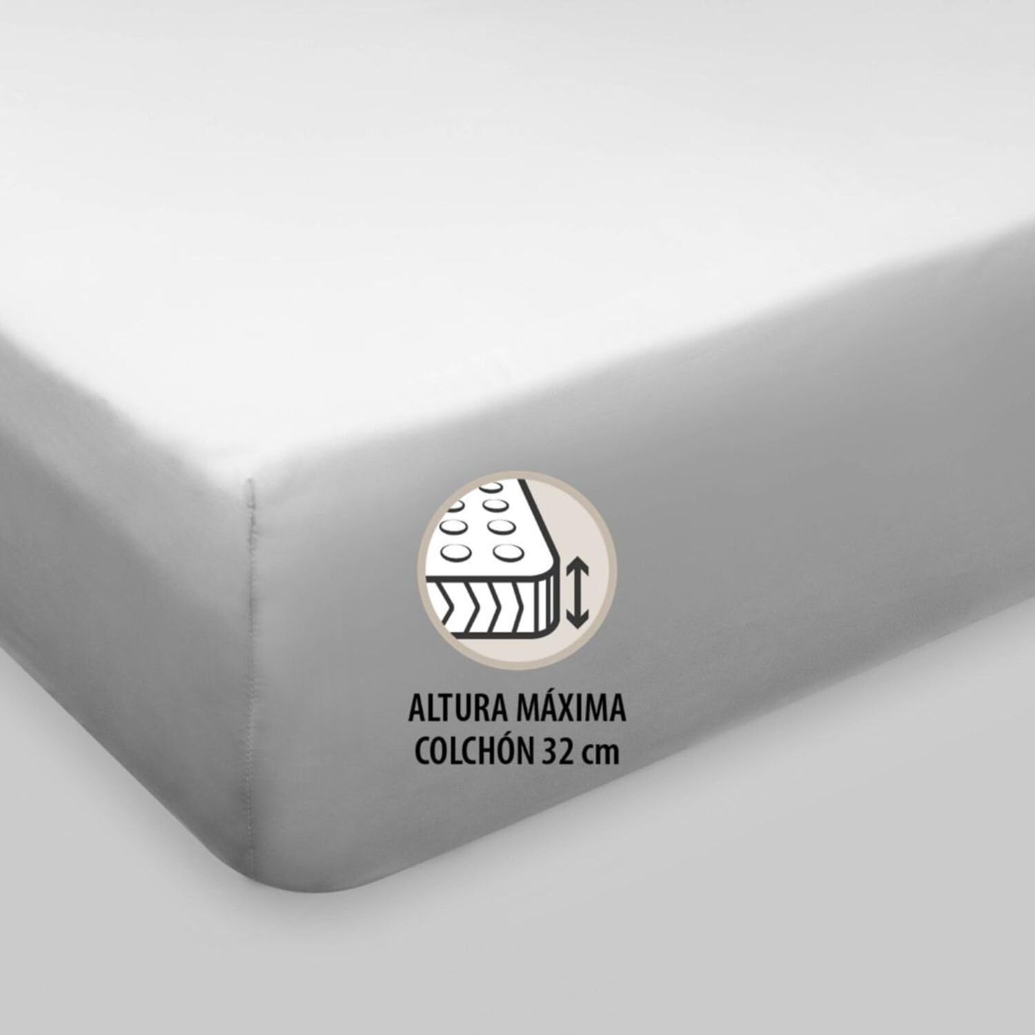 Burrito Blanco | Juego de sábanas | Cama de 180cm. (+Medidas Disponibles) | Diseño 144 | Color Menta (180x190/200cm.)
