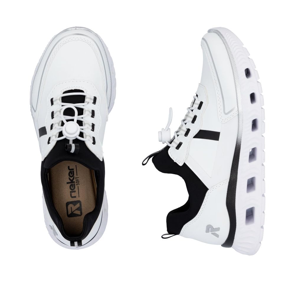 Rieker Damen Slip-On Sneaker M6062, Frauen Halbschuhe