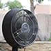 NewAir, AF-520B, Outdoor Misting Oscillating Pedestal Fan with Five Gentle Mist Nozzles, 500 Square Foot Effective Range, Black