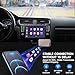 Jemluse Wireless CarPlay Adapter for Apple - Stable Fast Connection for Convert Factory Wired to Wireless CarPlay Dongle Cars for iPhone - No Latency from iOS 10+ to Screen w/USB C(Gold)