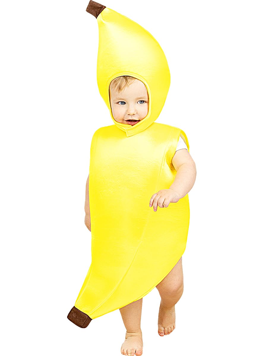 Funidelia | Banana Costume for Babies for baby Fruit, Food - Costumes for kids, accessory fancy dress & props for Halloween, carnival & parties - Yellow